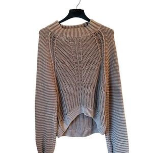 FREE PEOPLE-Cozy knot chunky sweater,